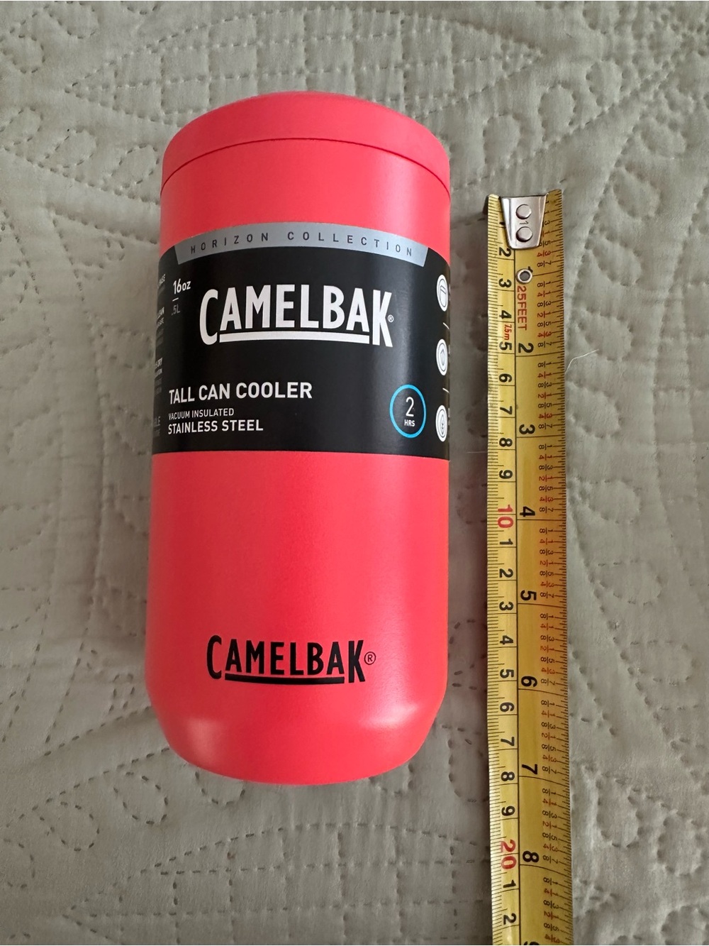 CamelBak Horizon Collection Tall Can Cooler - Bright Coral Pink